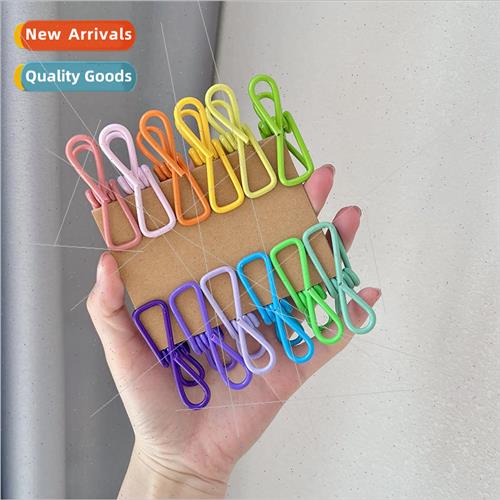 10pcs colorful small clip snack sealing clip ticket clip fil