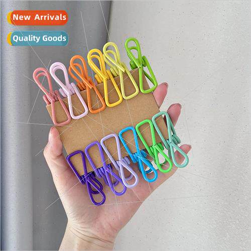 10pcs colorful small clip snack sealing clip ticket clip fil