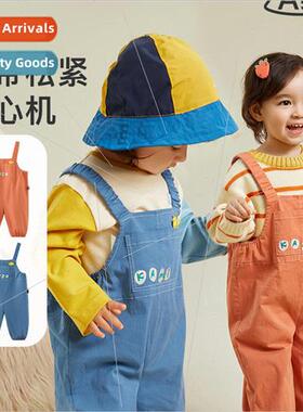 2024 spring new childrens backpack pants boys and girls cart