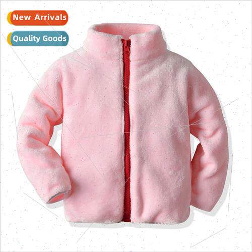 Late Fall Jacket Childrens Flannel Warm Top Long Sleeve Chil