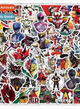 50 new cartoon animation super soldier stickers decorative s