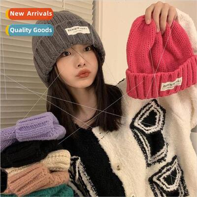Big head circumference show face beanie children fall and wi