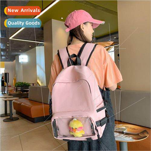 Summer transparent shoulder bag new small fresh teenage girl