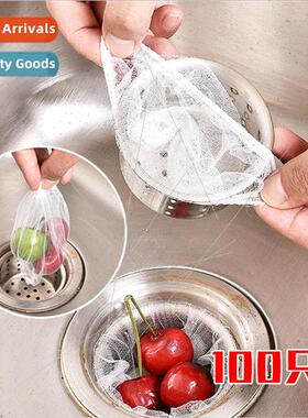 100 Kitchen Drain Debris Strainer Garbage Bag nk Anti Cloggi