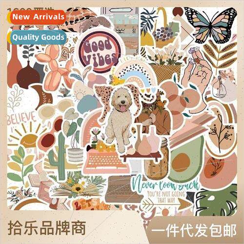 50 bohemian  cartoon graffiti stickers luggage guitar skateb