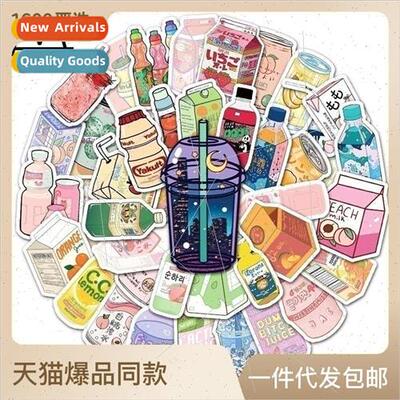 50 ins  beverage bottle cute stickers decorative luggage lap
