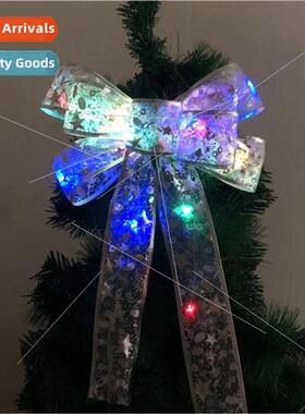 2023 Ribbon Bow with ghts Christmas Tree Dress Up Party Holi