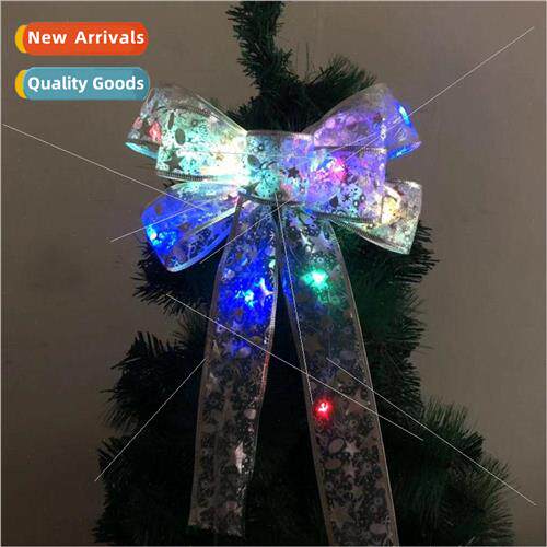 2023 Ribbon Bow with ghts Christmas Tree Dress Up Party Holi