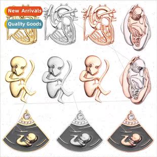 Pin Baby Fetus Doctor Medical Nurse Symbol