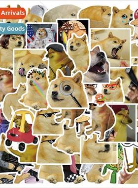 50 funny doge god annoying dog doodle stickers luggage noteb