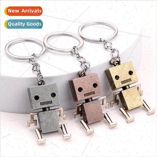 Creative movable robot keychain Zhang locket cartoon pendant