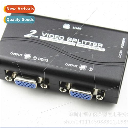 1 in 2 Computer TV Splitter 1 in 2 2-port VGA Splitter Split