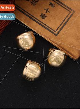 Brass Baifu cylinder mini cylinder men and women keychain pe