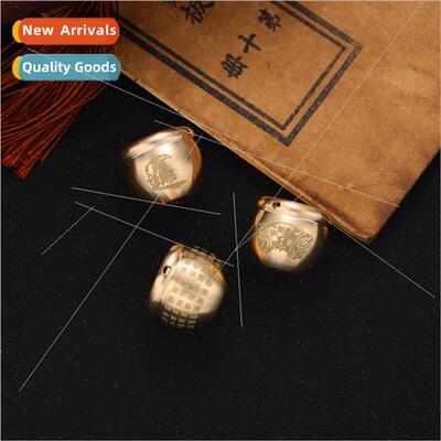 Brass Baifu cylinder mini cylinder men and women keychain pe
