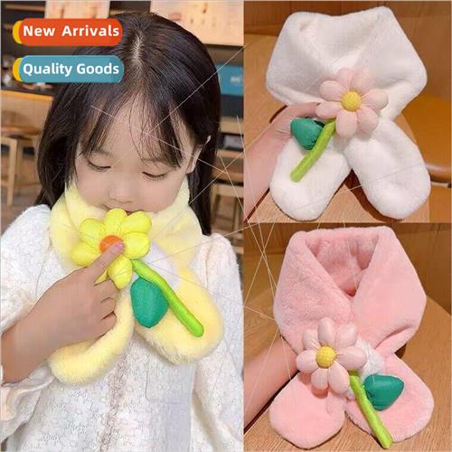 Childrens scarves fall and winter new girls scarf thickened