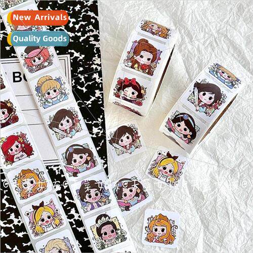 American manga Dini on the run princess cute roll stickers h