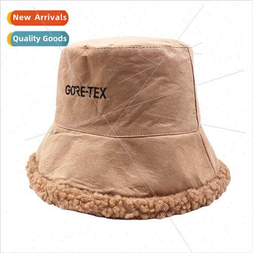 Hat womens fall and winter fashion Korean lambs wool fisherm