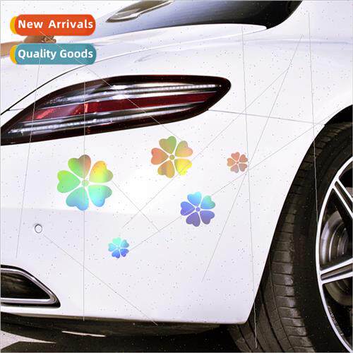 Reflective laser flowers creative personality bumper body sc