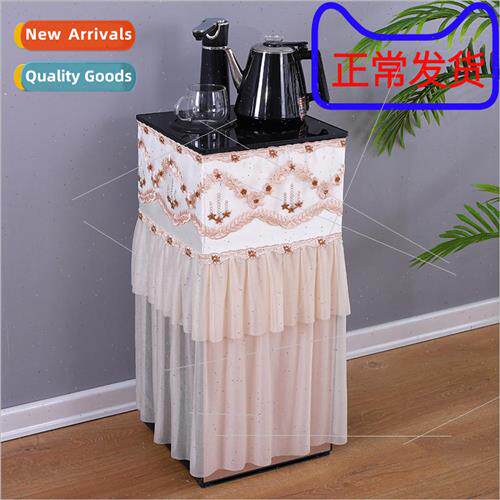 Fabric lace tea bar machine dust cover water dispenser cover