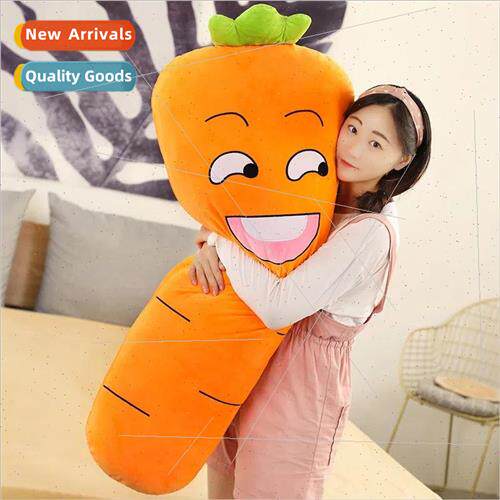Creative cute fruit pillow carrot long pillow girls clip leg