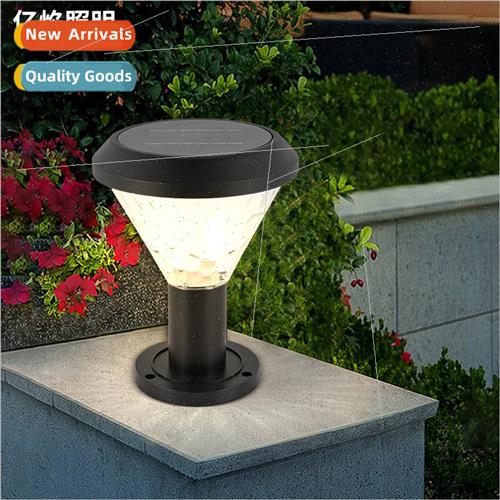 Household Waterproof Fence ght Garden ght Solar Pillar ght V