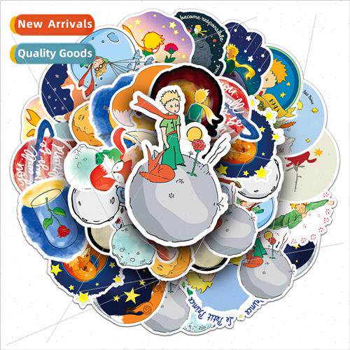 50 animated little prince handbook stickers cartoon characte