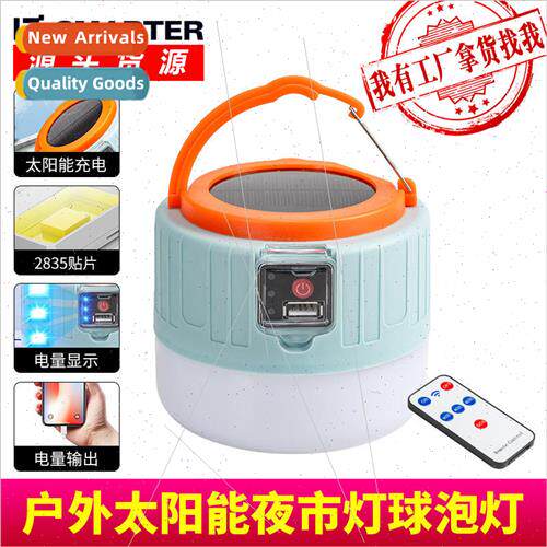 New LED bulb light stall gods light solar camping lights rec