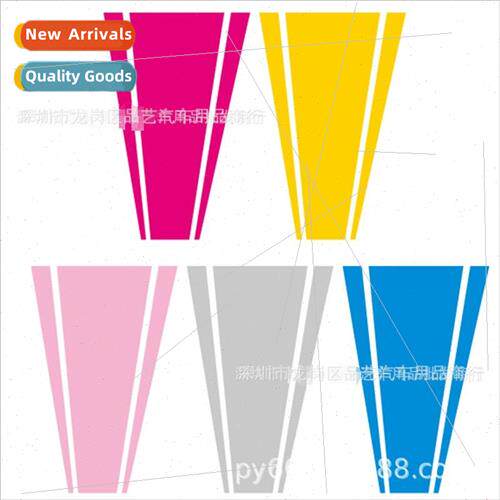 Racing Stripe Hood Decal D-736 Car Decal Sticker Hood Double