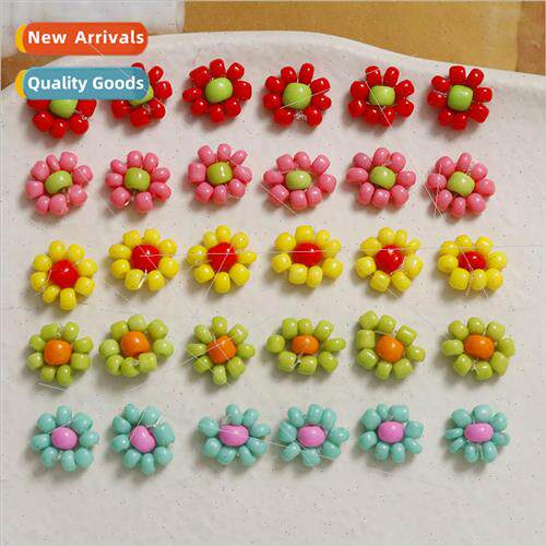 Spring and summer wild color collision small flowers diy han