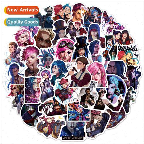 50 pcs of League of Legends anime Battle of the Twin Cities