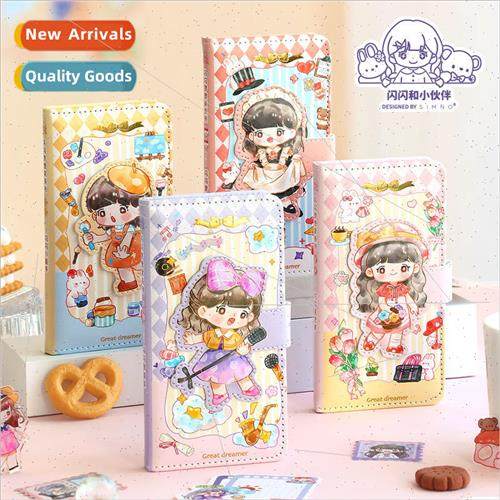 Sweet notes series of mini PU book small cute portable noteb