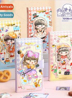 Sweet notes series of mini PU book small cute portable noteb