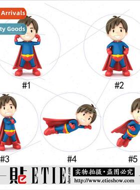 Cartoon Superman Car Stickers Body Stickers Car Stickers Doo