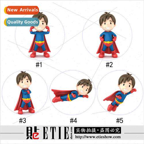 Cartoon Superman Car Stickers Body Stickers Car Stickers Doo