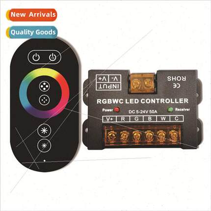 New Color Box RGBWC Controller 5-24v Wireless Full Touch RGB