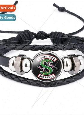 Movie and TV Themes Riverdale Fashion Beaded Woven Cowhide B