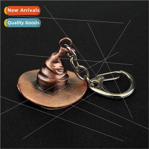 Film and  around the alloy magic hat keychain pendant womens