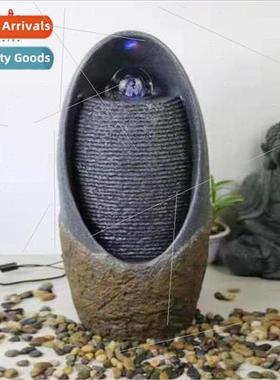 - wealth inviting living room running water ornaments balcon