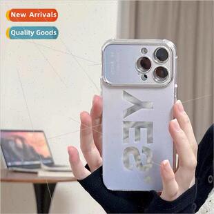 Simple plating English large window 适用 iPhone 13 case 15Pr