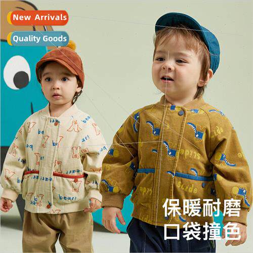 2024 spring new childrens jackets boys and girls baby full p