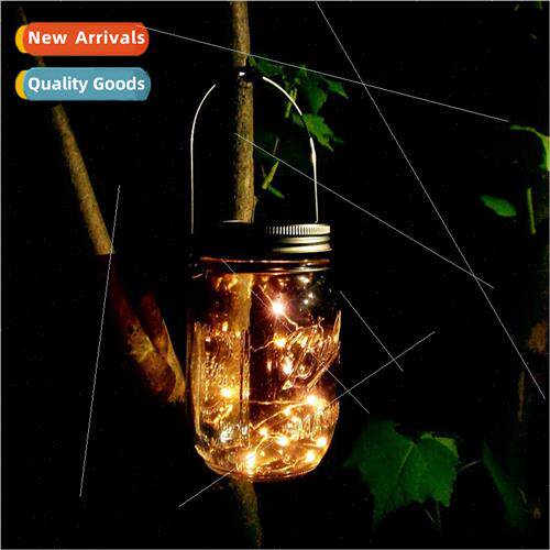 Solar Mason Jar d Copper Wire ght String 20LED Creative Home