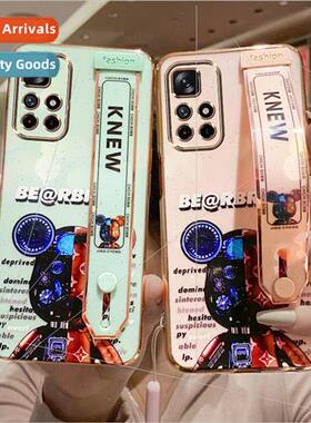 适用 Redmi Note11Pro case 6D wristband Redmi Note105G platin