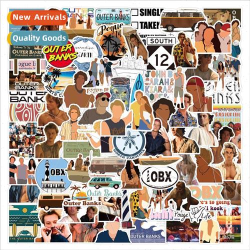 100 new U.S. drama Bund mystery graffiti stickers luggage no