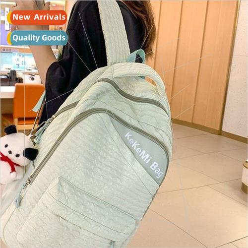 Fashion men and women students casual literature shoulder ba