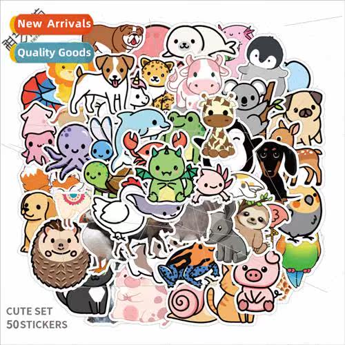 50 Zodiac  small animal graffiti stickers personalized scoot