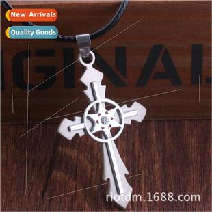 Popular Anime Peripherals Cross Necklace Popular Personalize