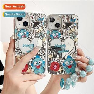 cute clown love iPhone mirror 适用 Electroplated fish