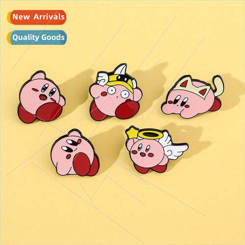 Japanese cartoon cute Star Cappy brooch anime game character
