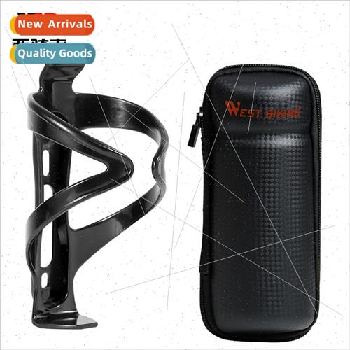 Bicycle tool canister hard shell water bottle bag with bottl