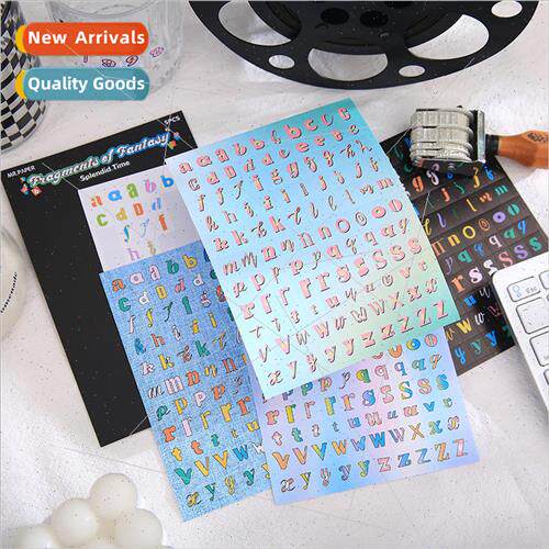 Flat stickers Fantasy Fragments Series mple high-color numer